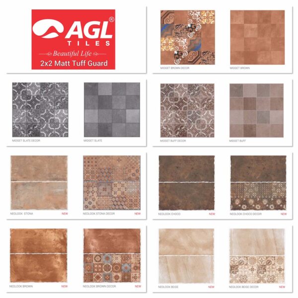 AGL 2x2 600x600mm Tuff Guard Matt Floor Tiles Kumar s Ceramics