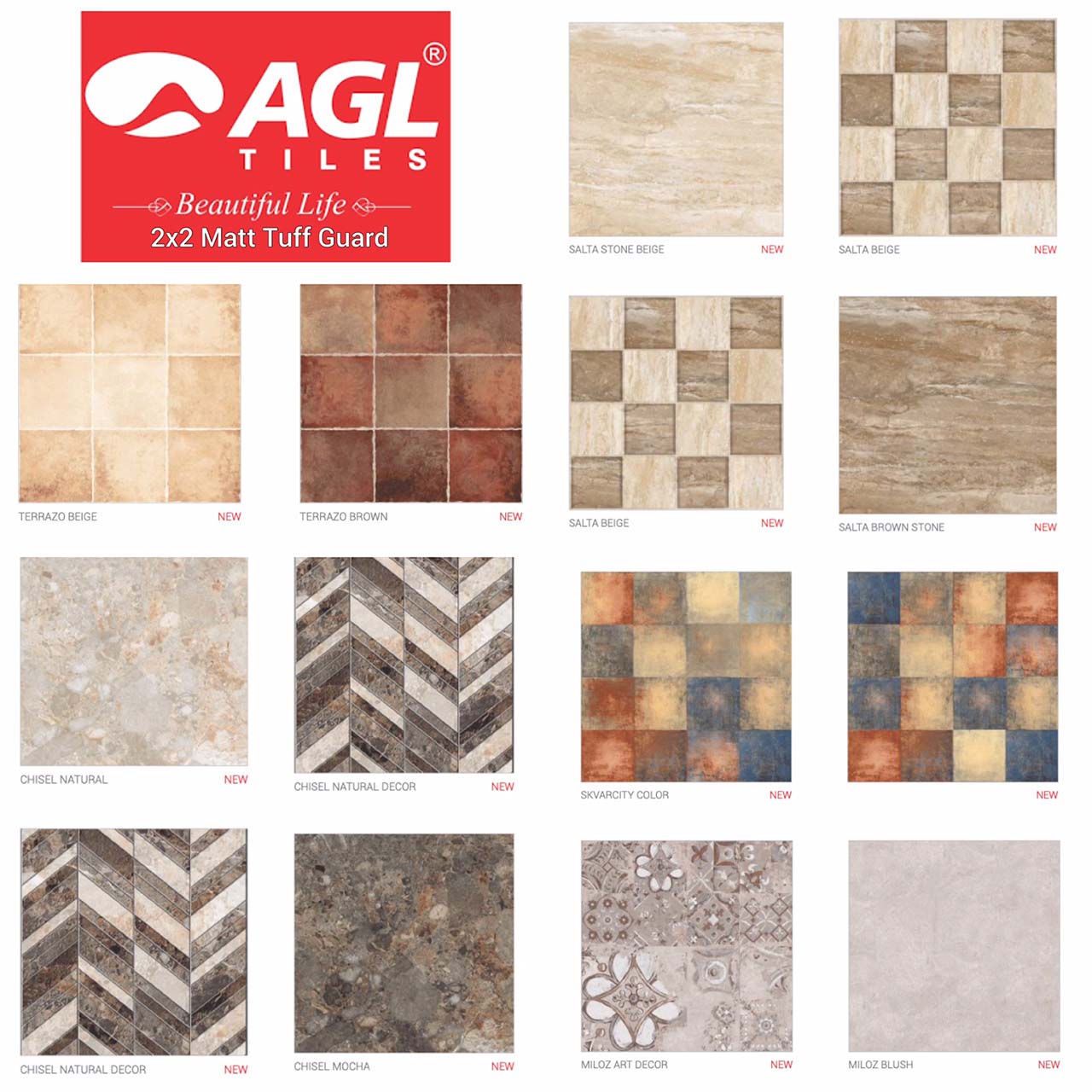 AGL 2x2 600x600mm Tuff Guard Matt Floor Tiles Kumar s Ceramics